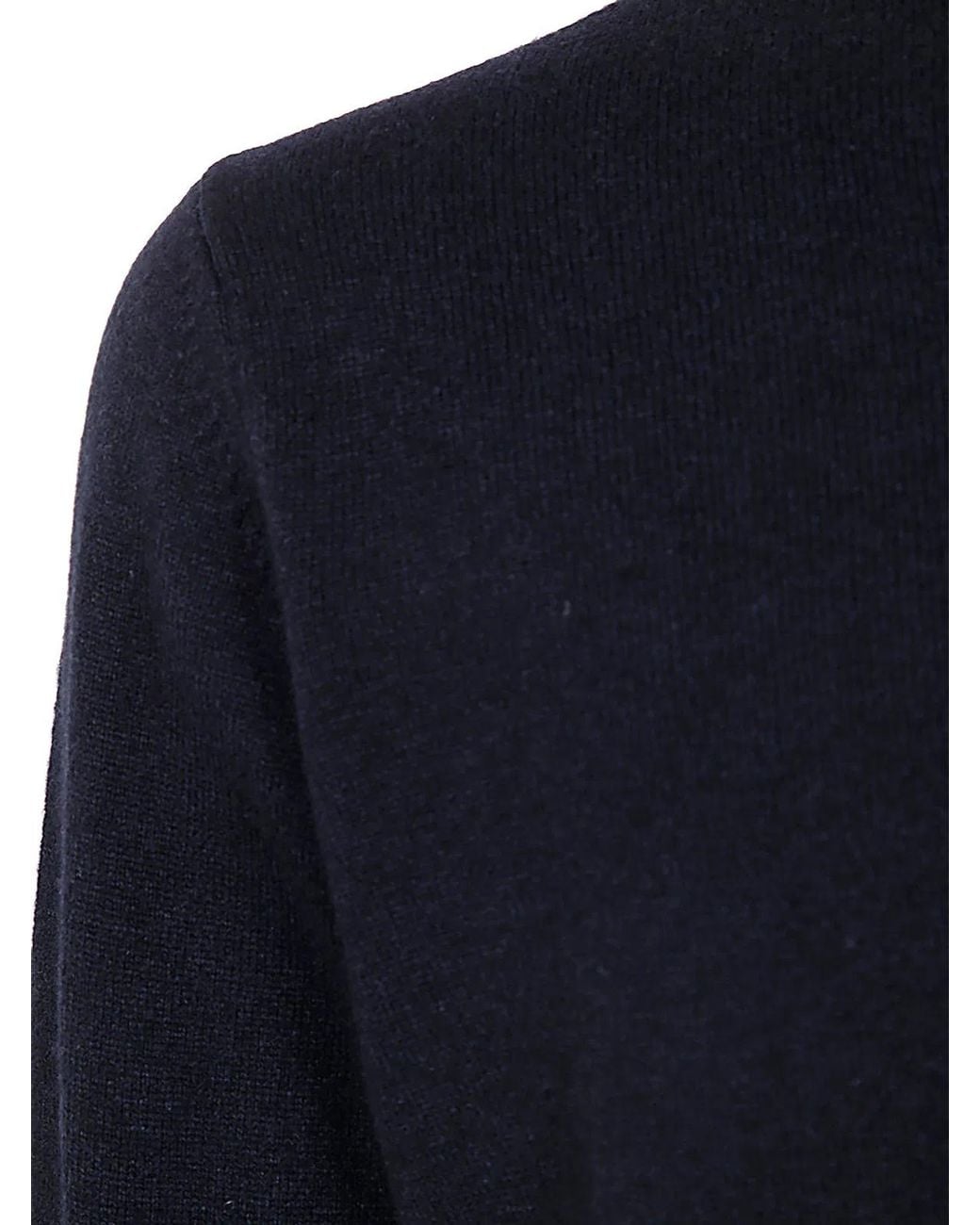 FILIPPO DE LAURENTIIS Blue Long Sleeves Round Neck for men
