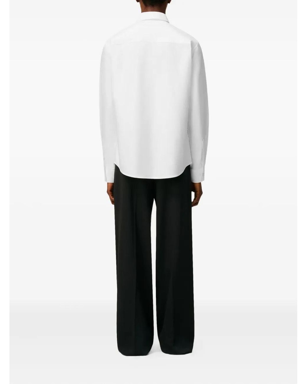 AMI White Cotton Ami De Coeur Shirt for men