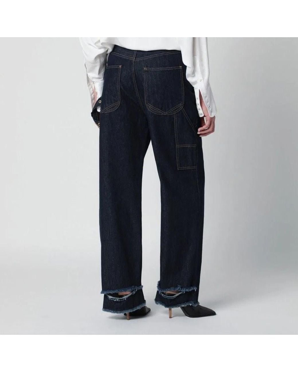DARKPARK Blue Lisa Carpenter Jeans With Chain
