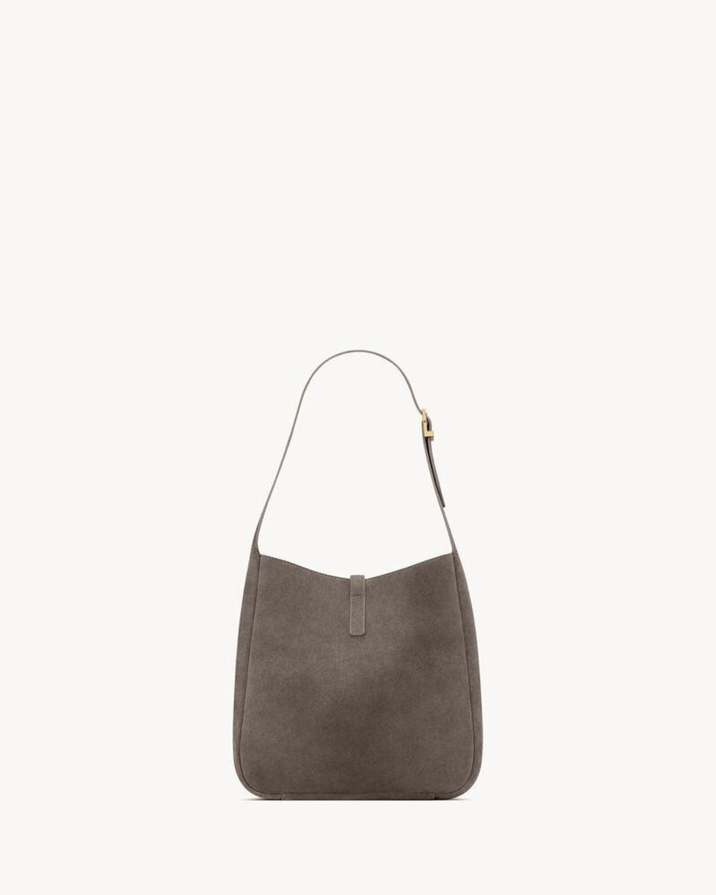 Saint Laurent Natural Small Le 5 À 7 Suede Bag
