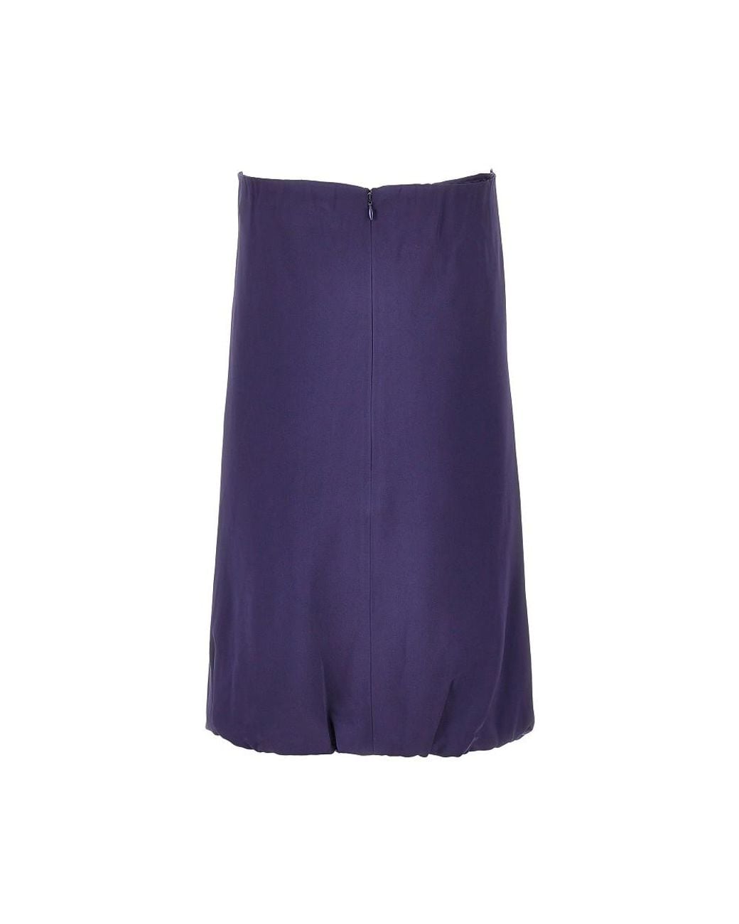 7 For All Mankind Purple Satin Midi Dress