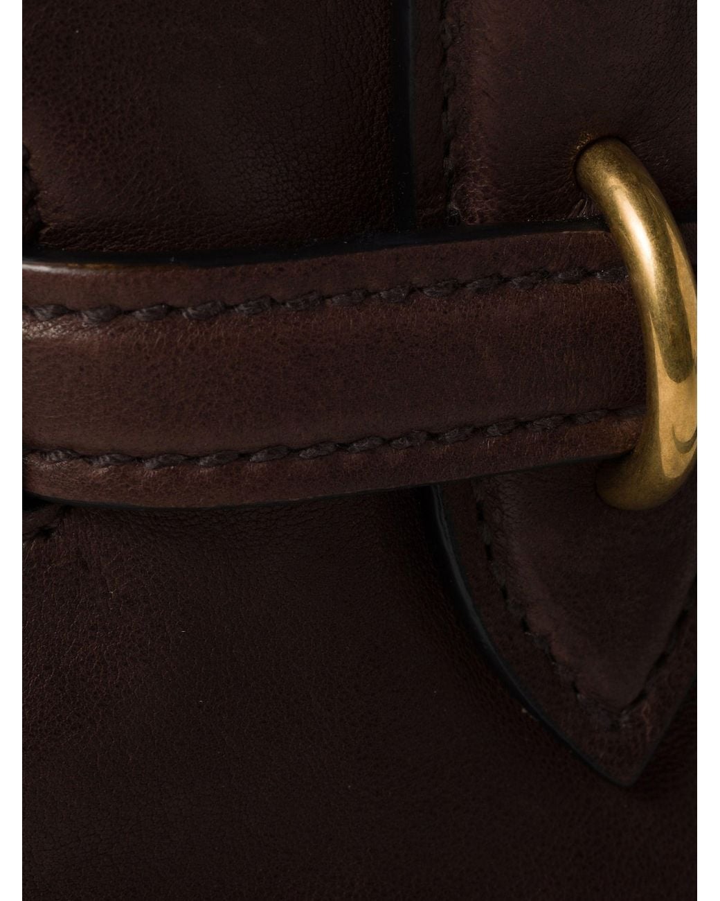 Miu Miu Brown Aventure Shoulder Bag