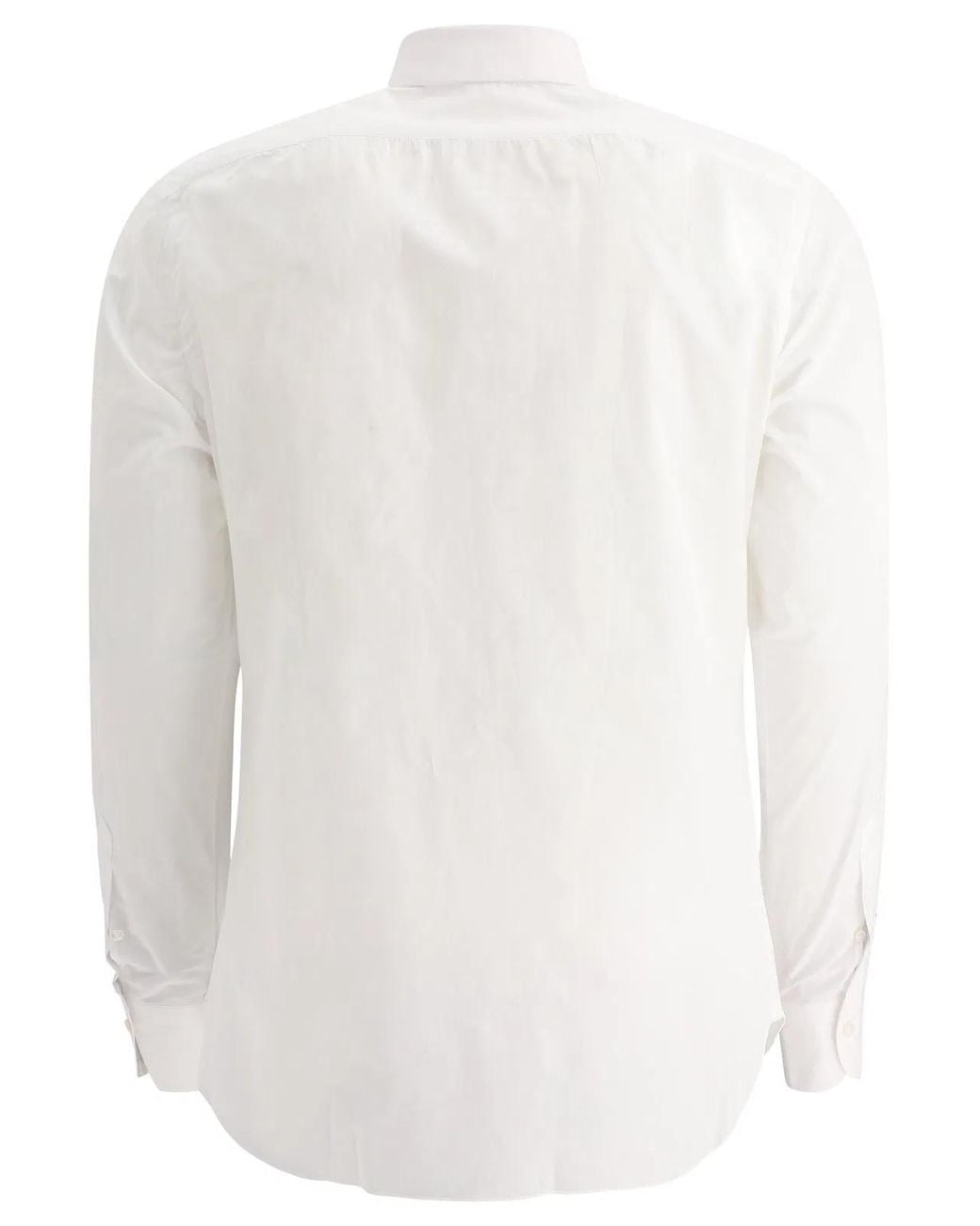 Borriello White Cotton Shirt for men