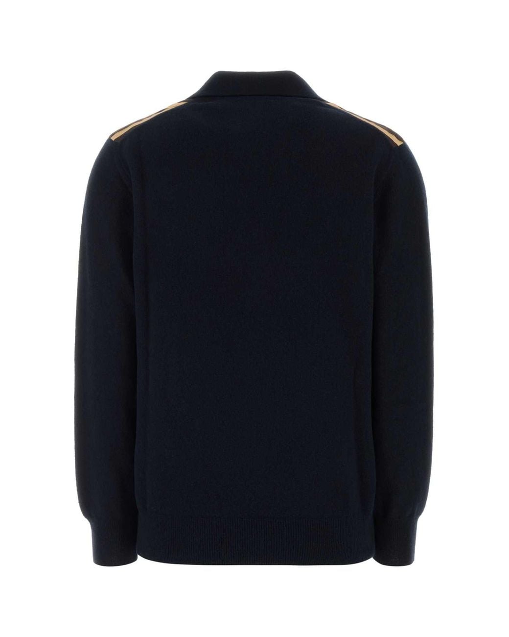 Etro Black Midnight Wool-Blend Polo Shirt