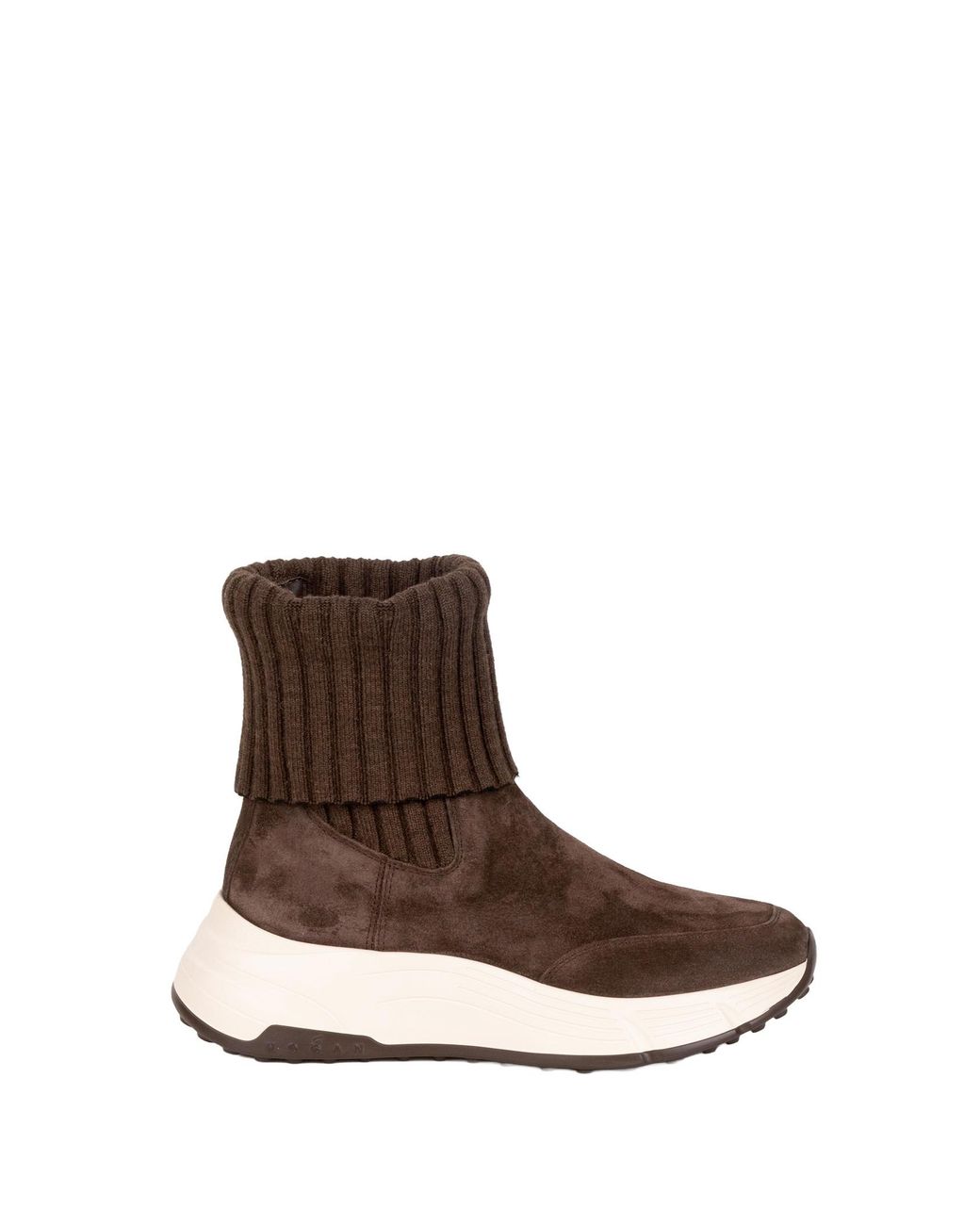 Hogan Brown Suede Ankle Boots
