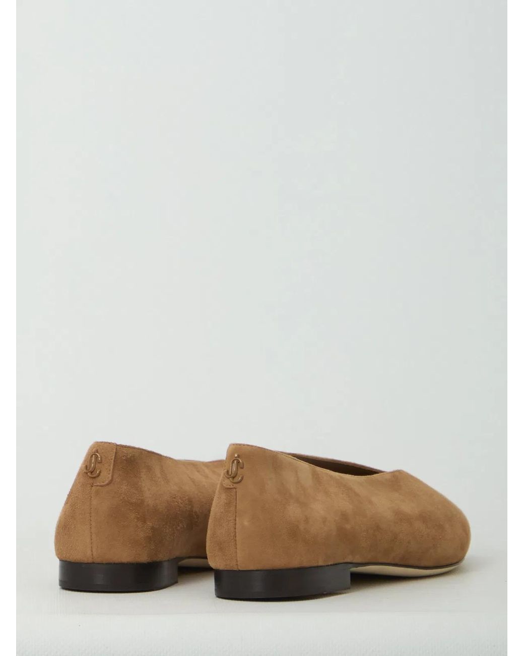 Jimmy Choo Brown Margot Flat Ballets