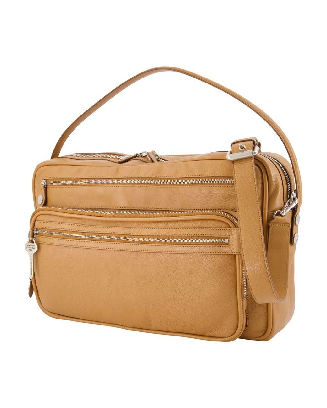Acne Brown Camero Camera V Shoulder Bag