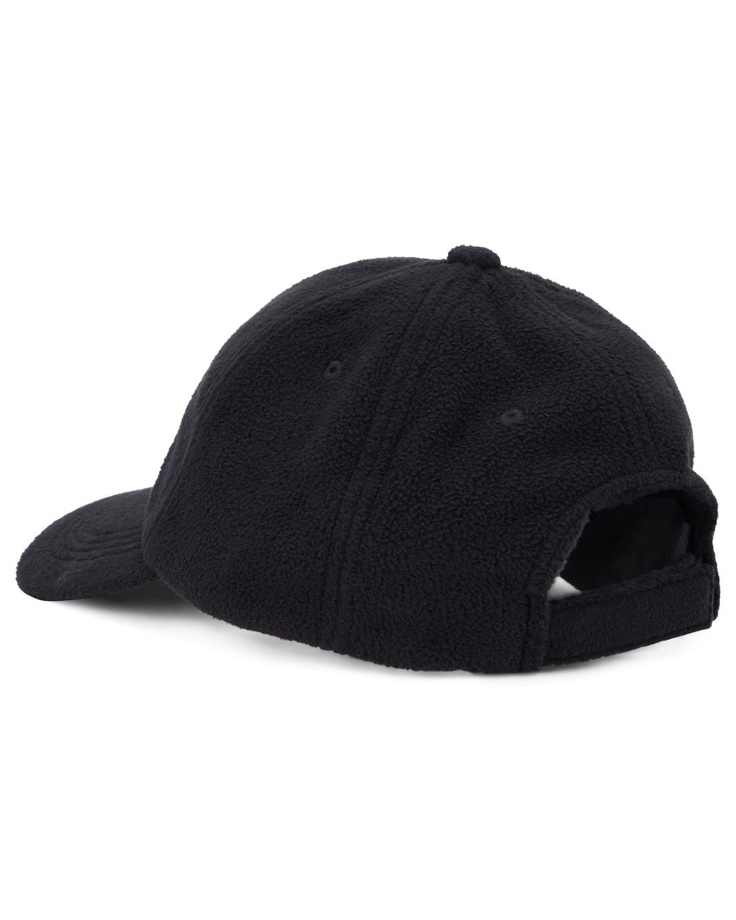 Boss Black Cap With Curved Visor Polyester Hat for men