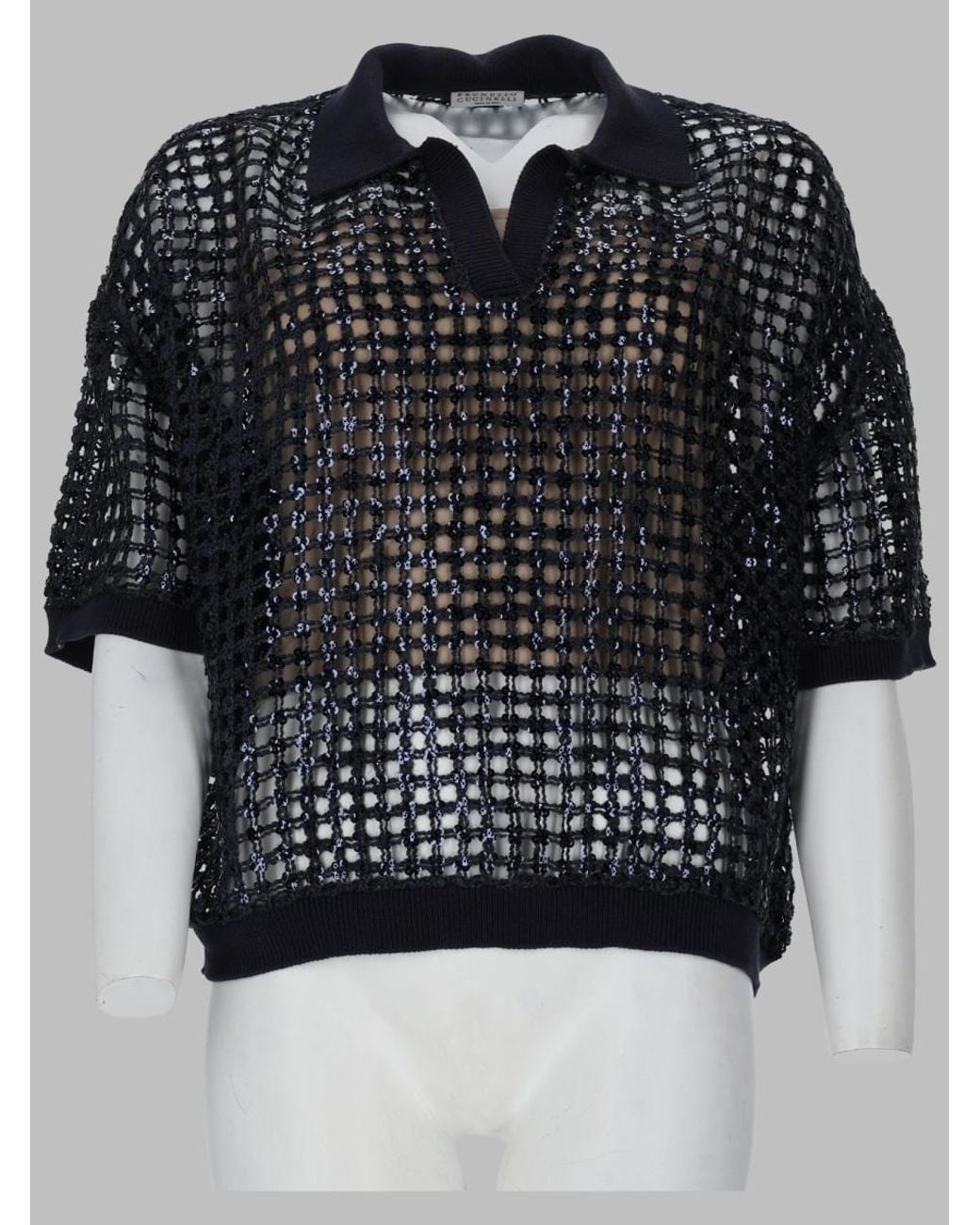 Brunello Cucinelli Black Polo