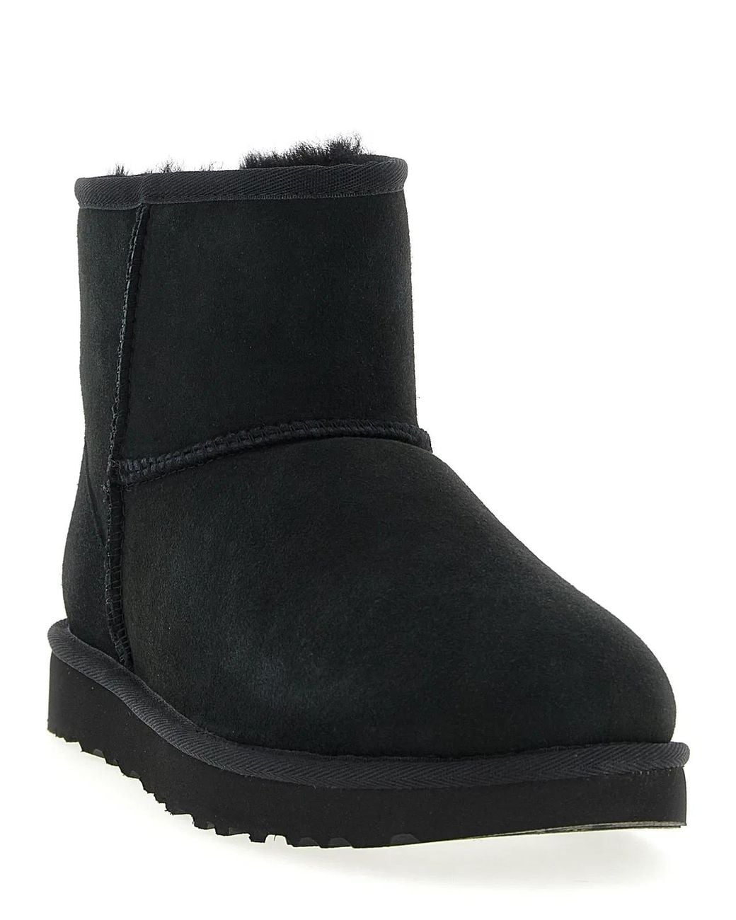 Ugg Black 'Classic Mini Ii' Ankle Boots