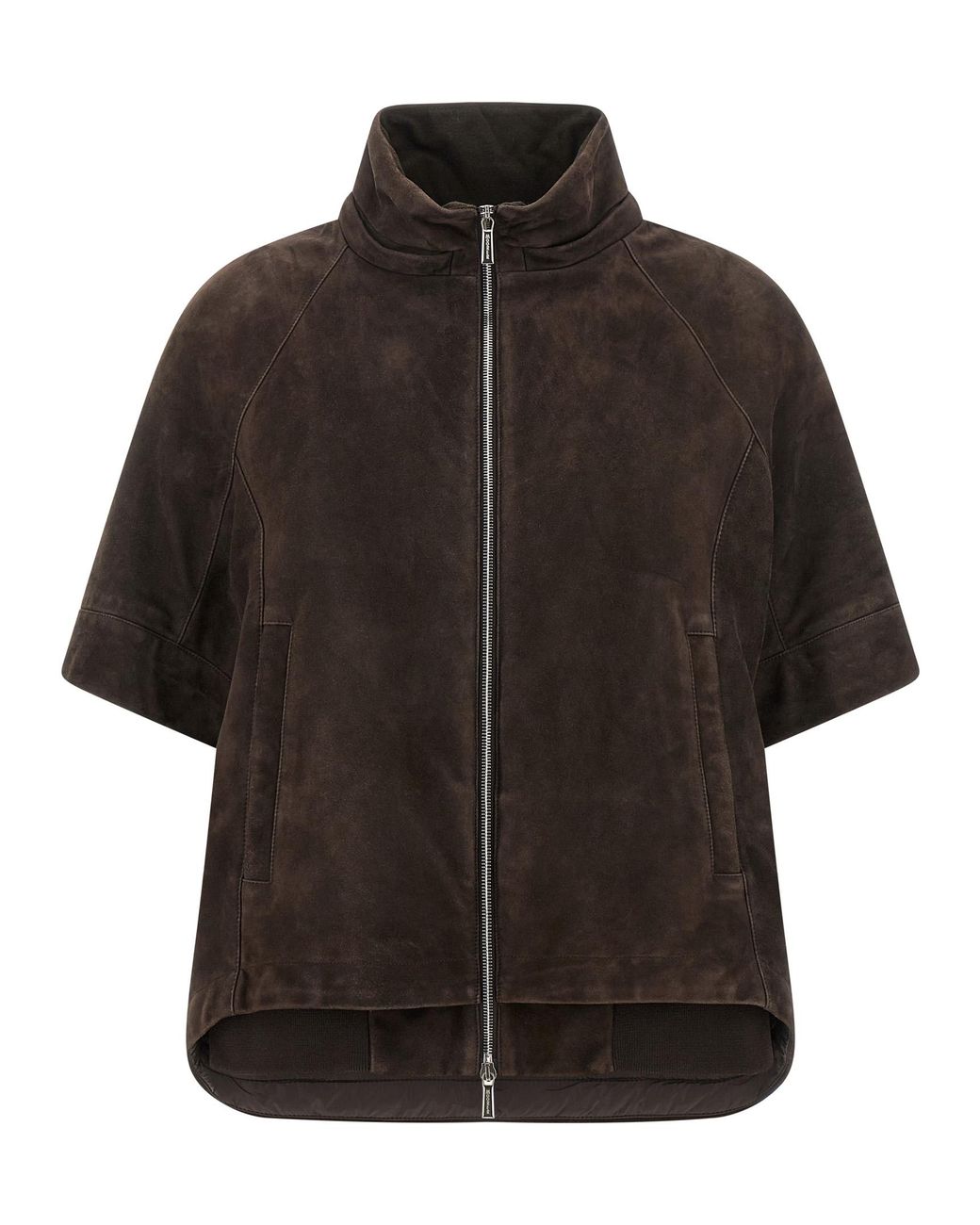 Moorer Black Wool Leather Jacket