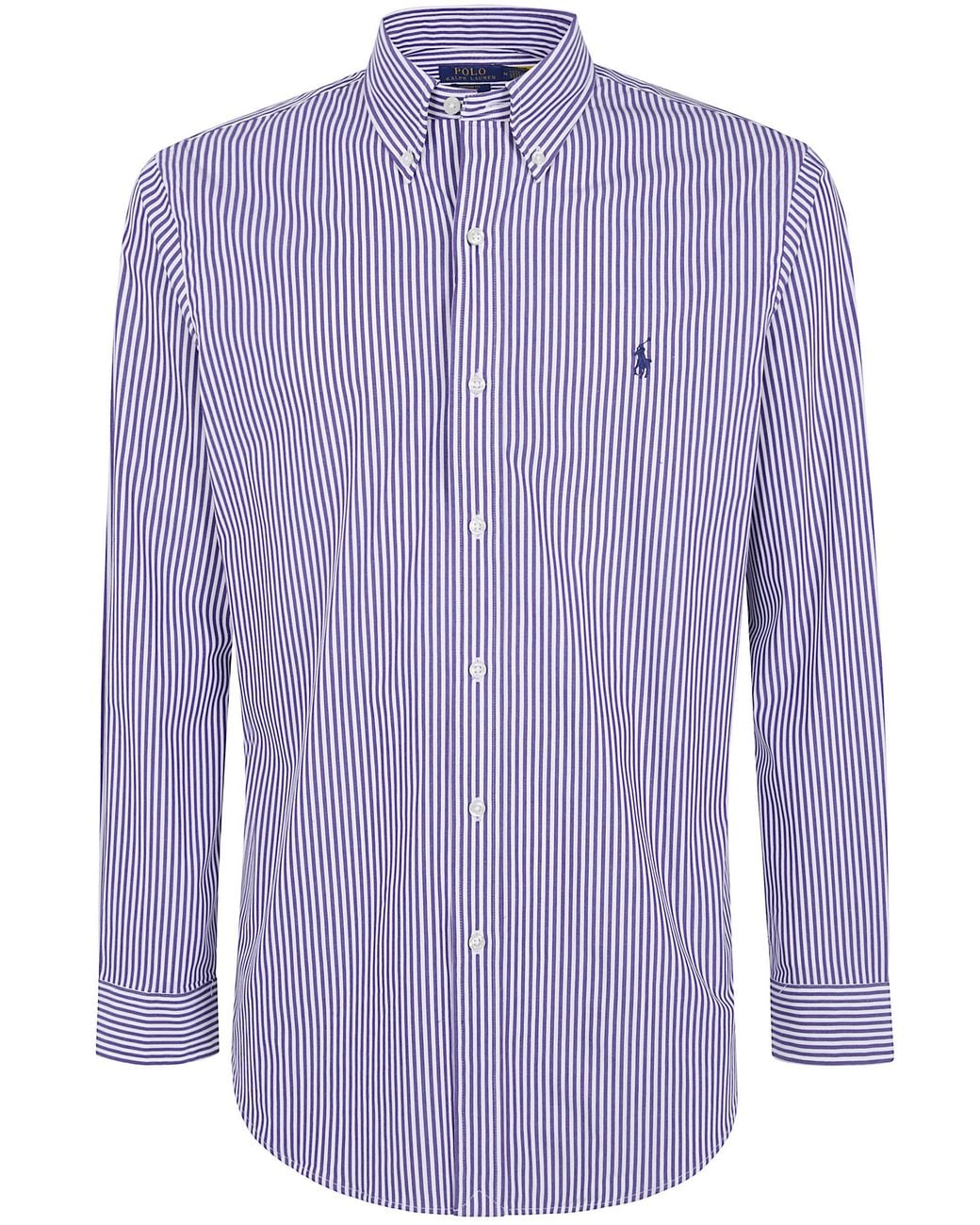 Polo Ralph Lauren Purple Long Sleeve Sport Shirt for men