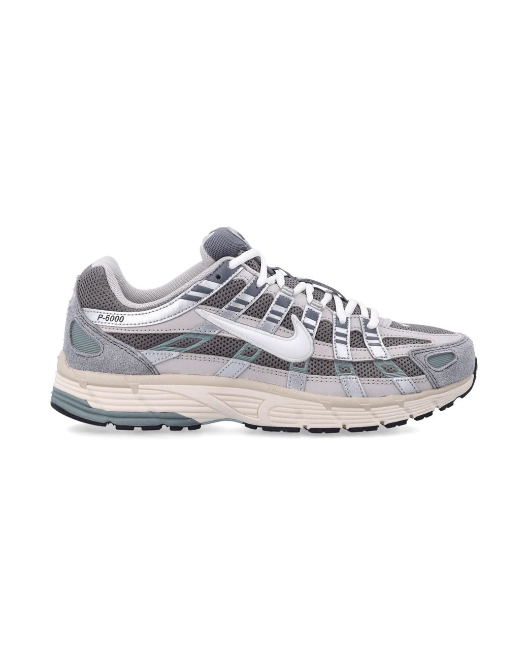 Nike White P-6000 Mesh Sneakers for men