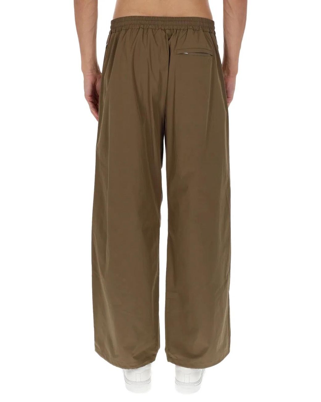 A.P.C. Brown Polyester-Cotton Trousers for men