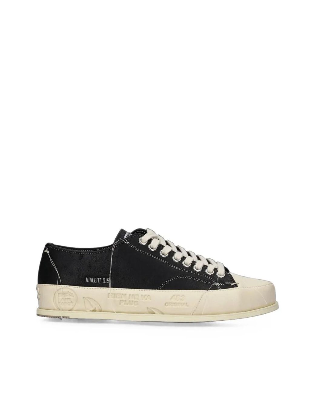 Premiata Black Vincent Timeless Sneakers for men