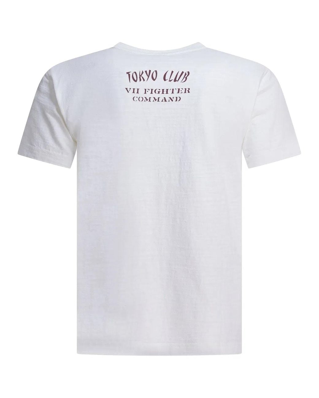 Buzz Rickson's White Cotton T-Shirt for men