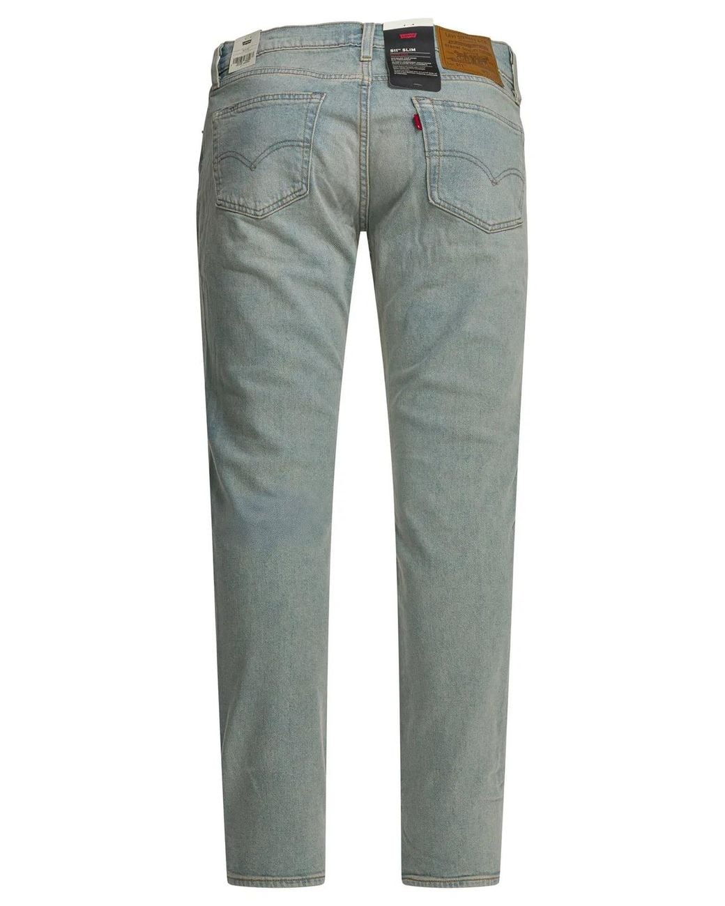 Levi's Blue "511 Slim" Straight Leg Jeans for men