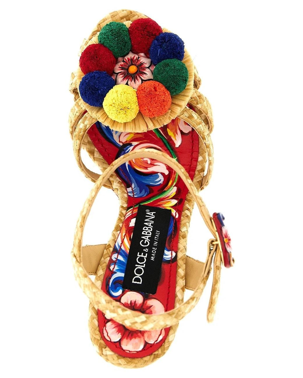 Dolce & Gabbana Metallic Viscose Stiletto Heel Sandals