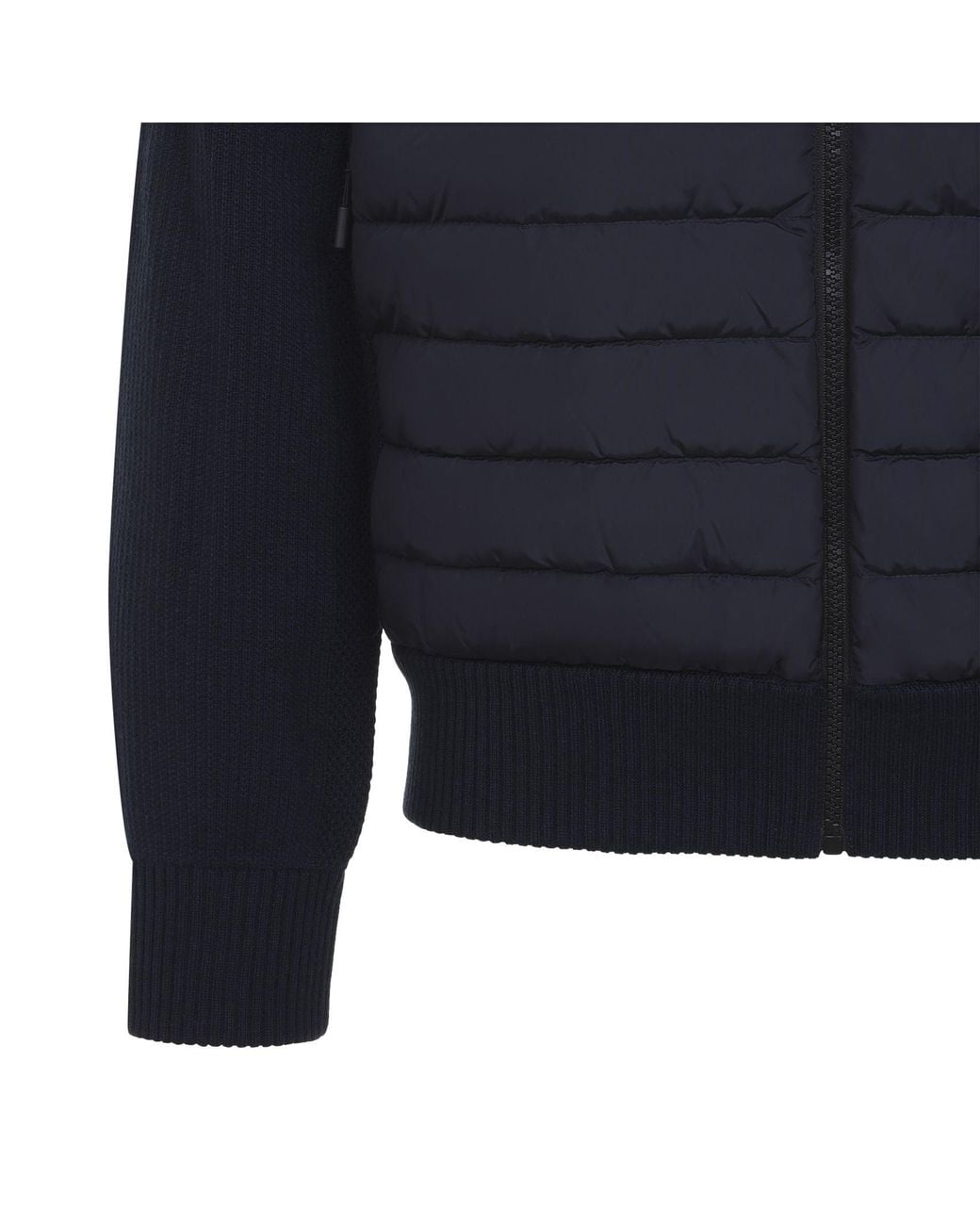 Canada Goose Blue Nocturne Hybridge Knit Wool Jacket for men