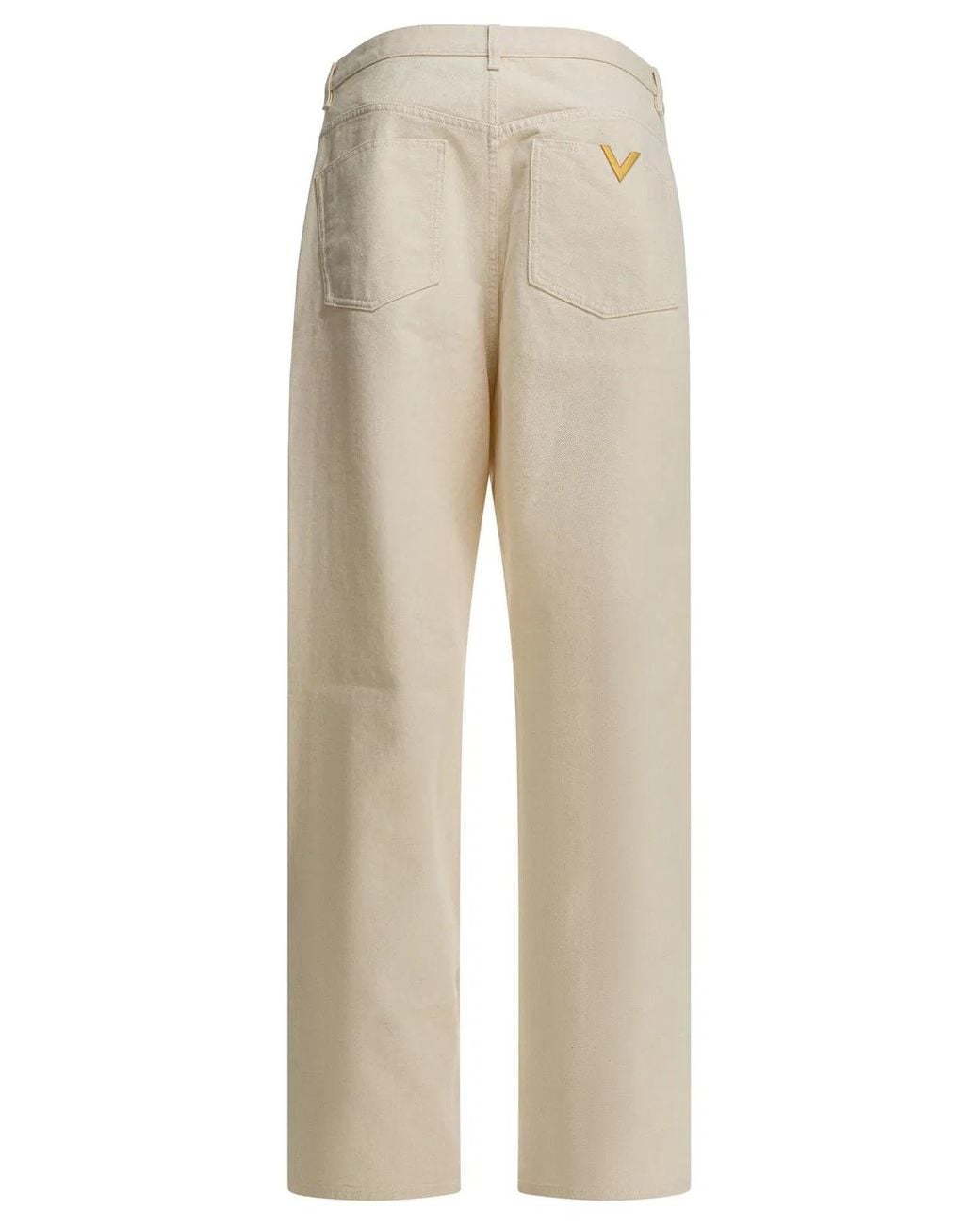 Valentino Natural Cotton Jeans for men