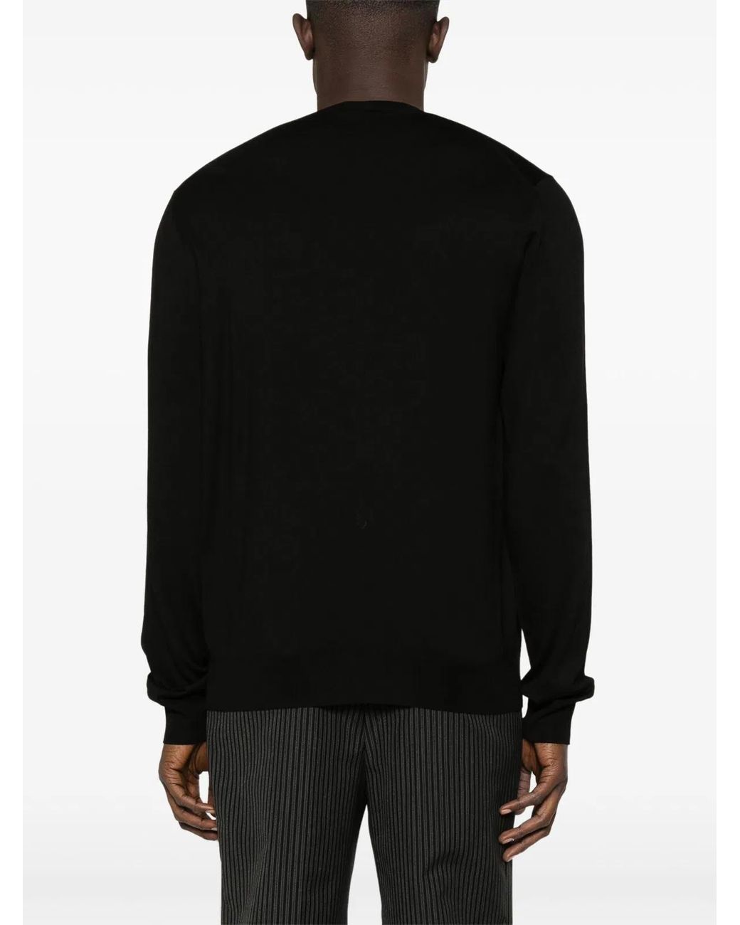 Prada Black Silk Sweater for men