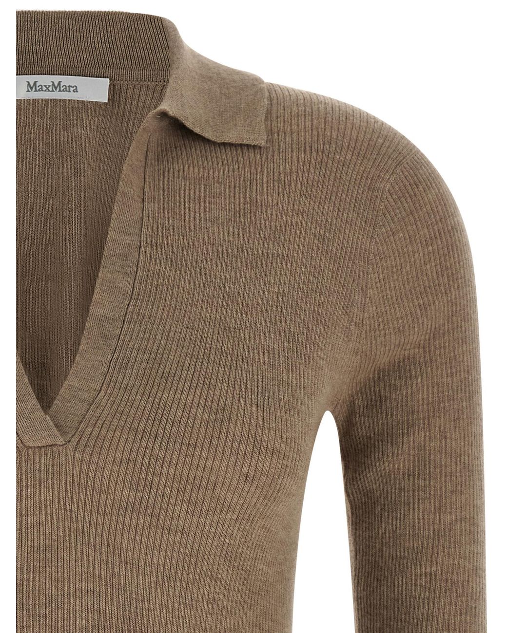 Max Mara Brown 'Angel' Polo Shirt