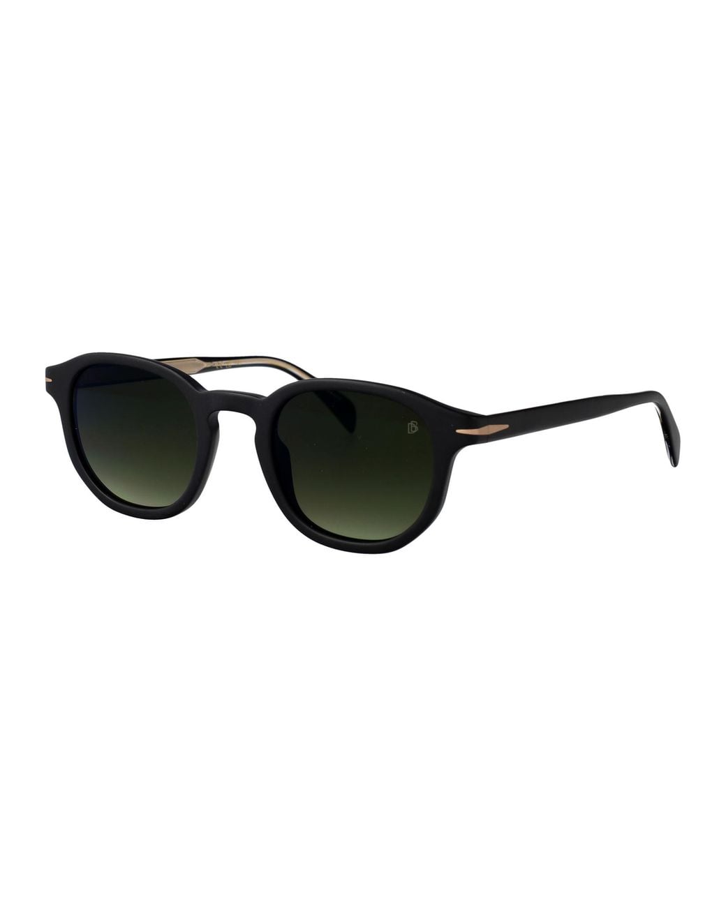 David Beckham Black Matte Acetate Sunglasses for men