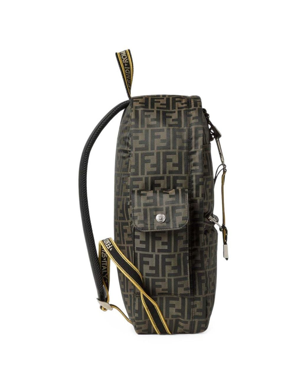 Fendi Black Superlight Ff Zucca Technical Fabric Backpack for men