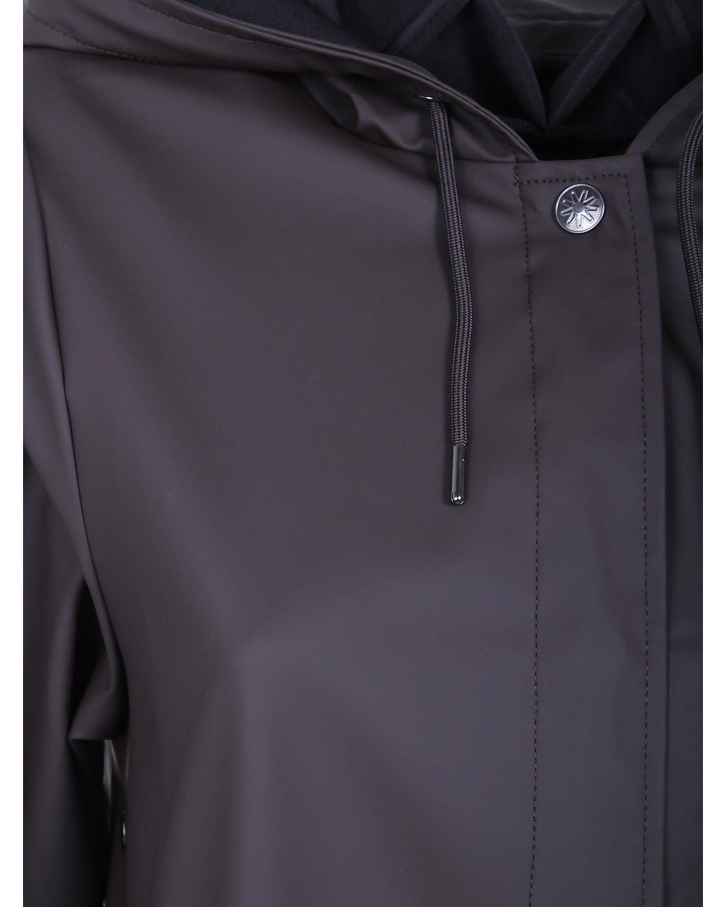 Rains Blue A Line Jacket