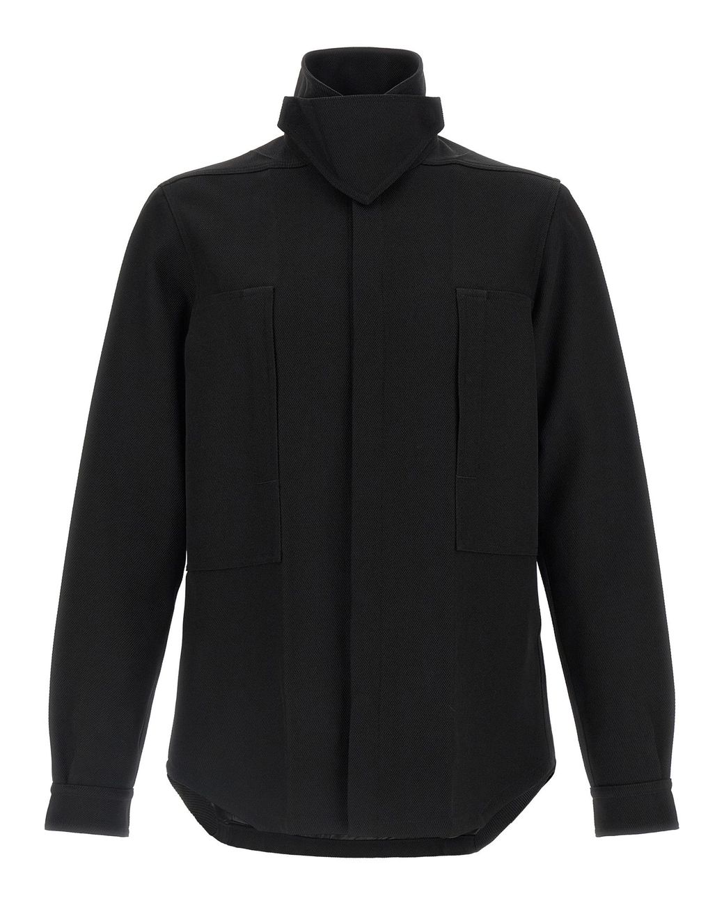 Rick Owens Black 'Outershirt' Jacket for men
