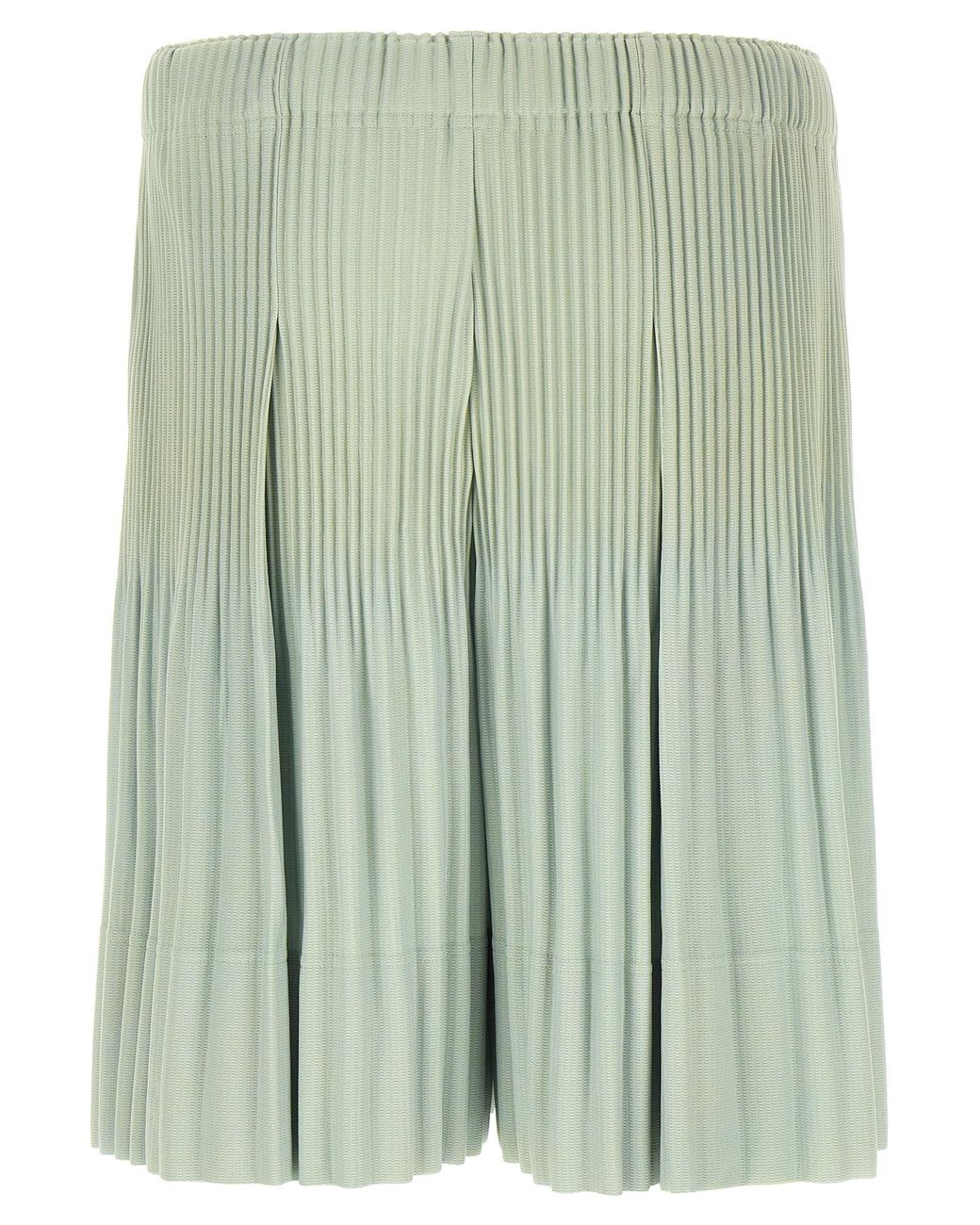Homme Plissé Issey Miyake Green 'Monthly Colors: June' Bermuda Shorts for men