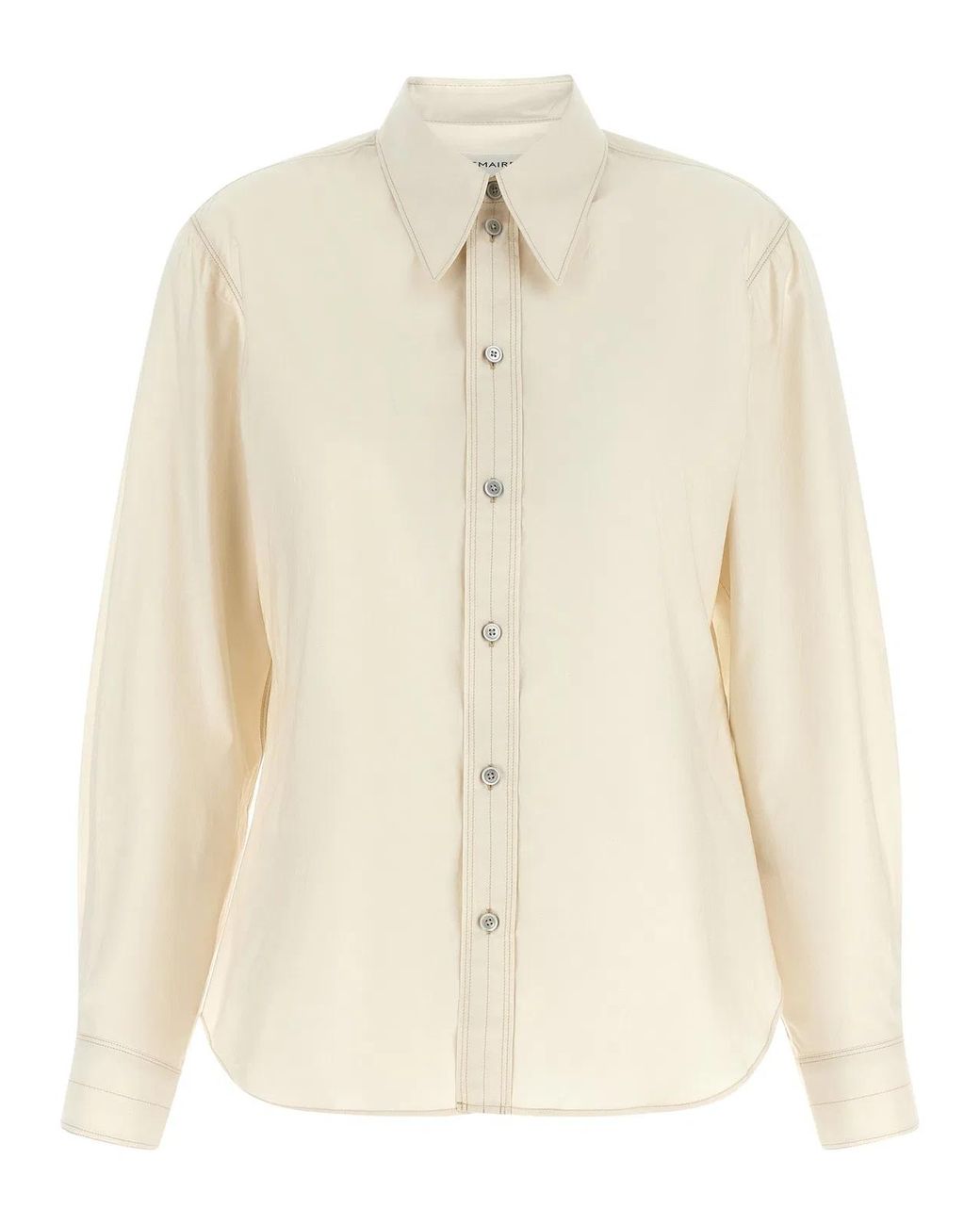 Lemaire Natural Pointed Collar Shirt