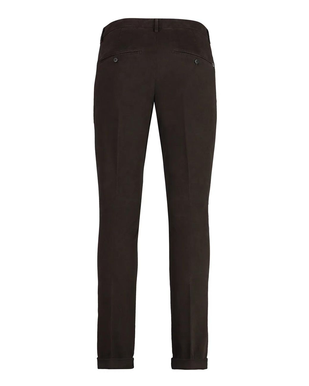 Dondup Black Gaubert Cotton Chino Trousers for men