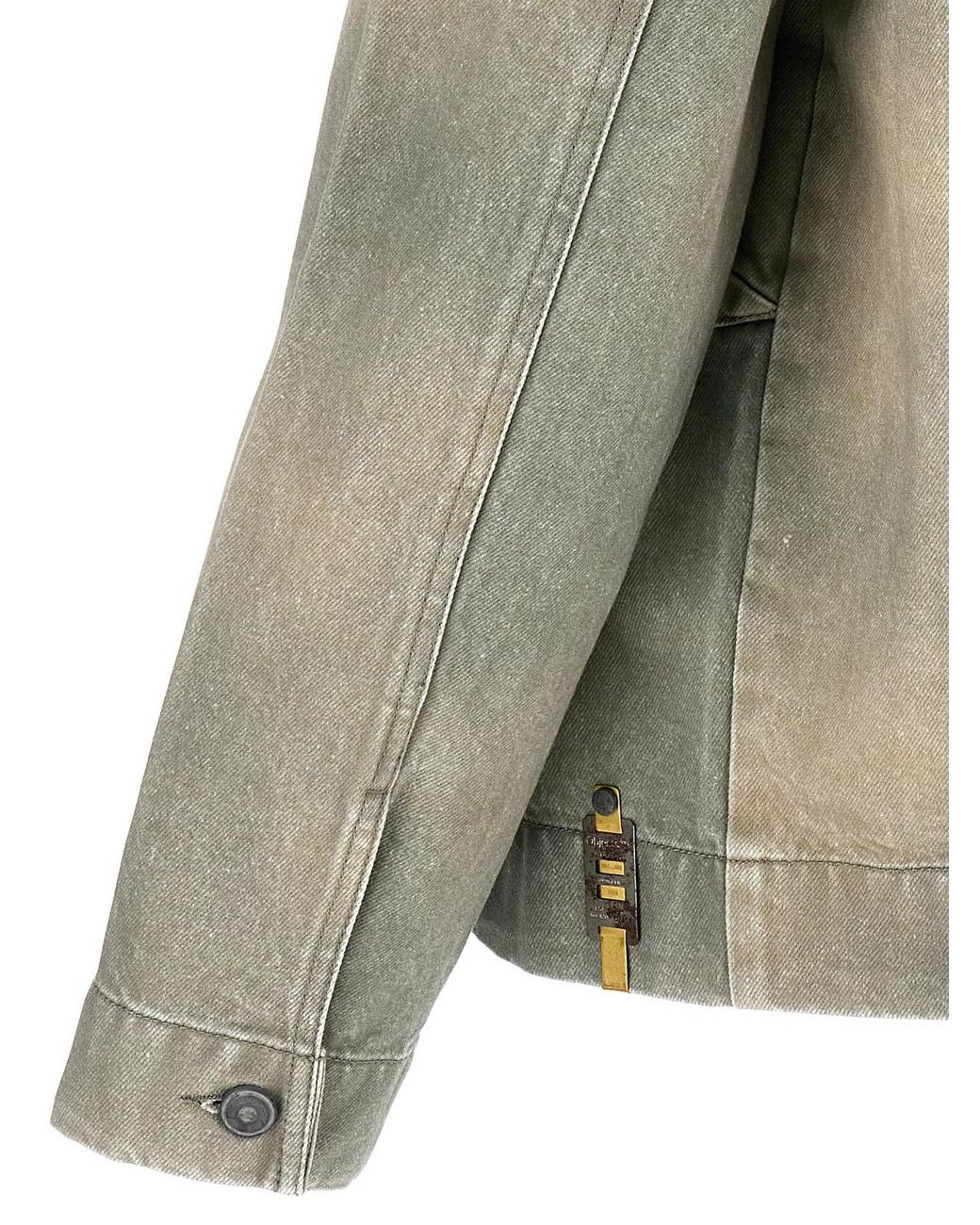 Objects IV Life Gray 'Traditional Denim' Jacket for men