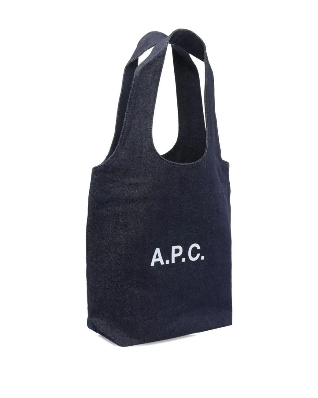 A.P.C. Black Borsa Tote Ninon Small