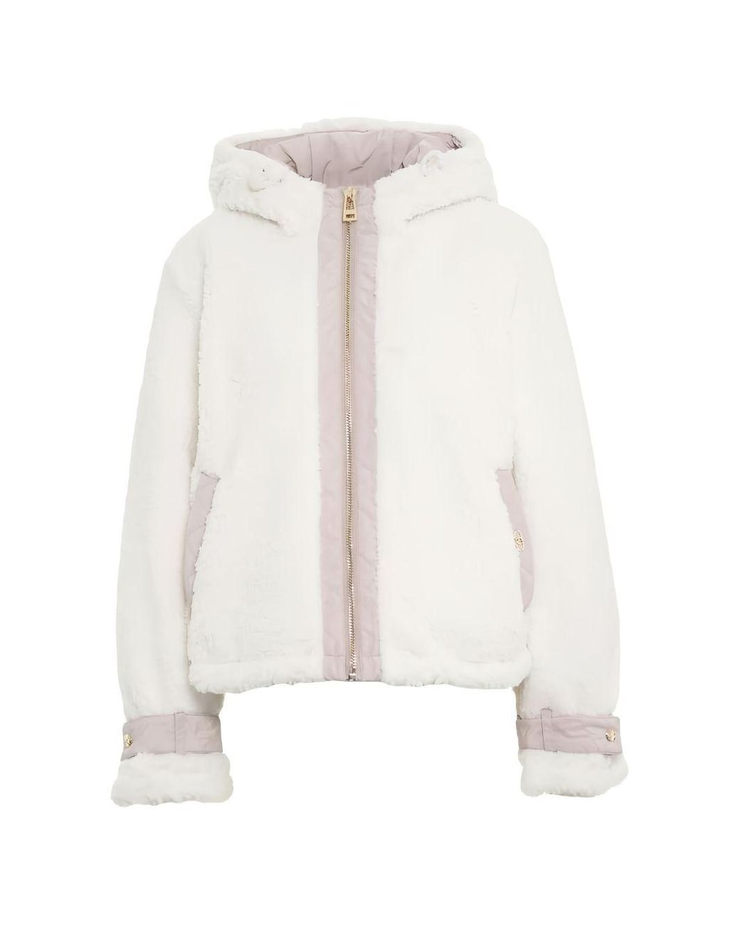 Liu Jo White Off Cotton Jacket