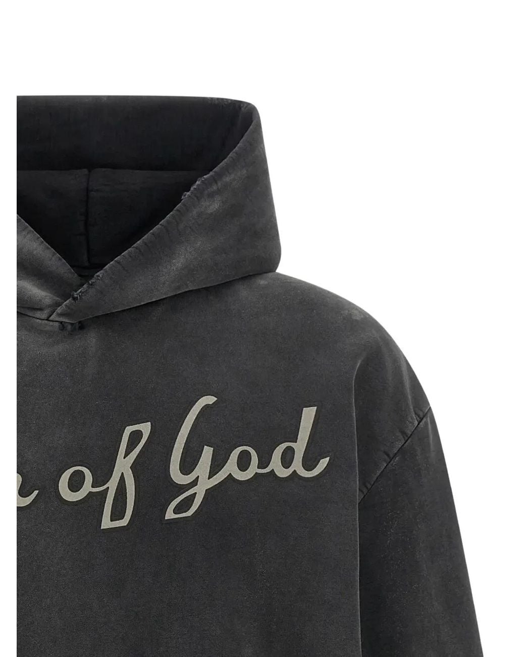 Fear Of God Black "26" Classic Fit Half Raglan Hoodie
