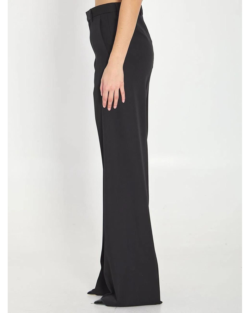 Balenciaga Black Tailored Wool Trousers