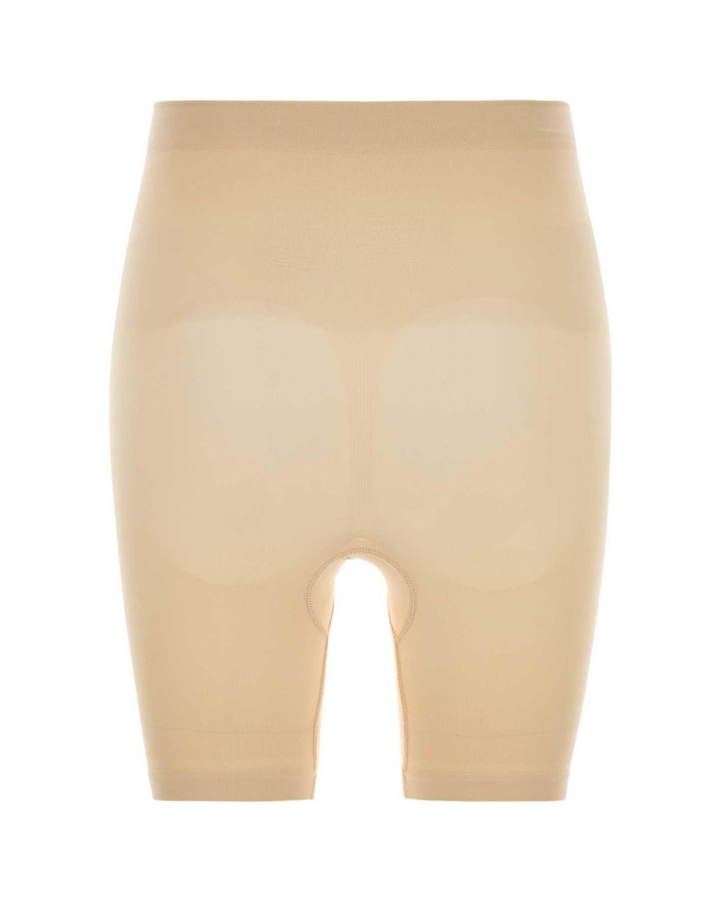 Skims Natural Sand Stretch Nylon Sculpt Mini Shorts