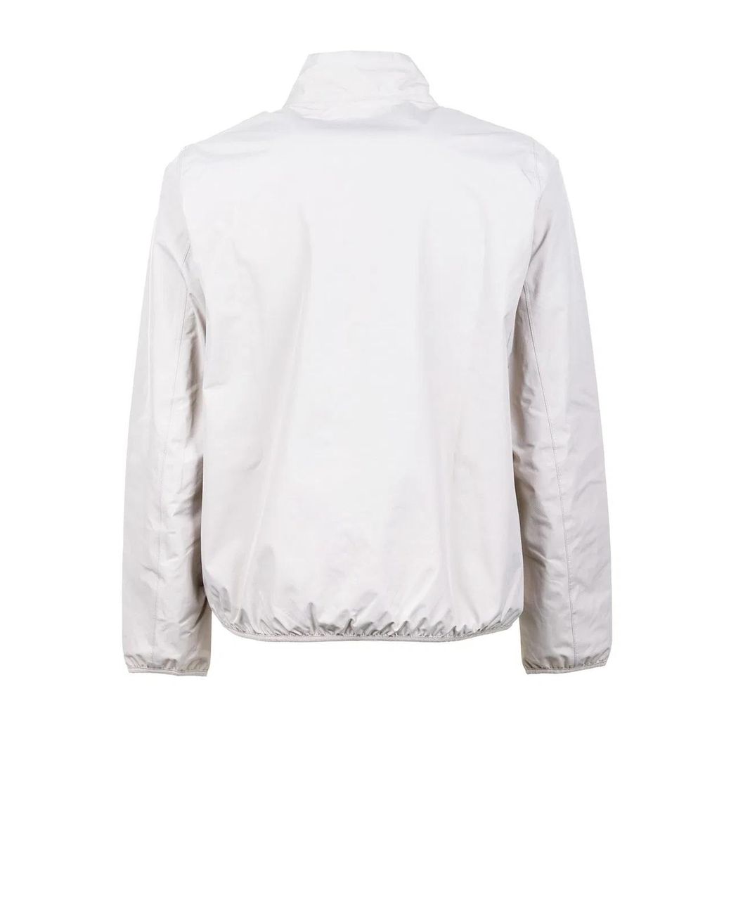 Barbour White Korbel Zip Up Collar Jacket for men