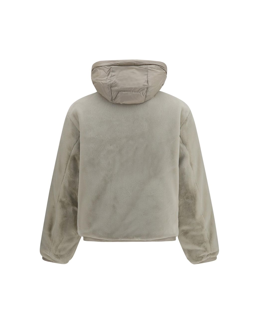 Moose Knuckles Gray Reversible Queens Puffer Jacket