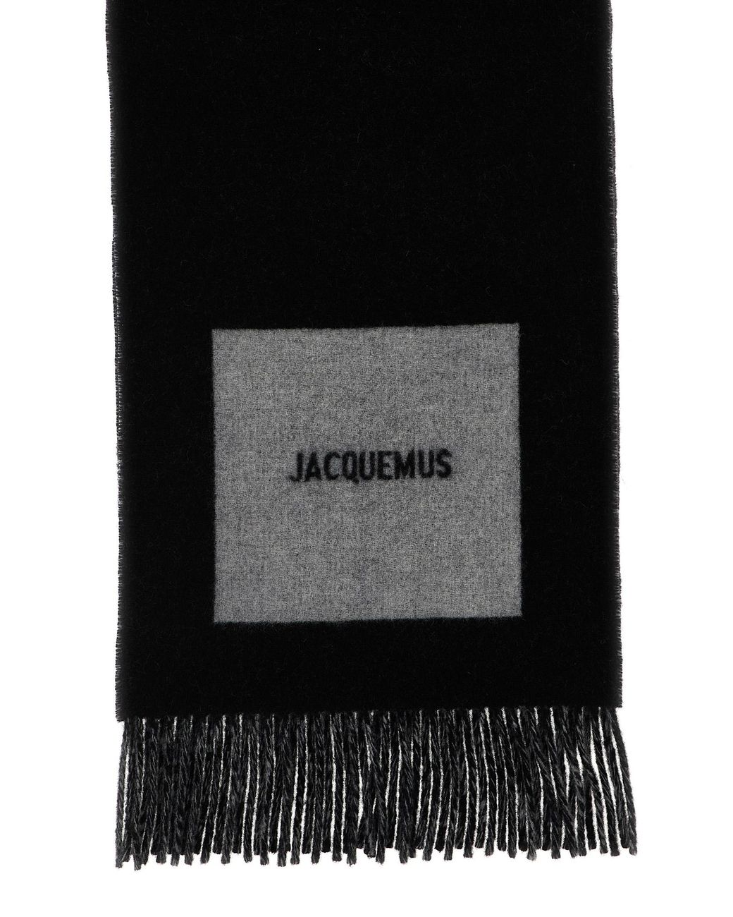 Jacquemus Black "Rond Carrã" Scarf for men