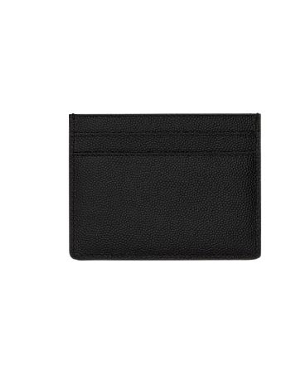 Saint Laurent Black Paris Card Case for men