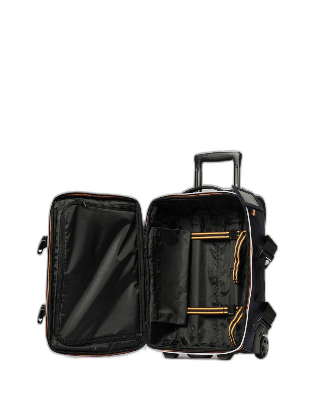 K-Way Black Wheeled Travel Bag Blossac S for men