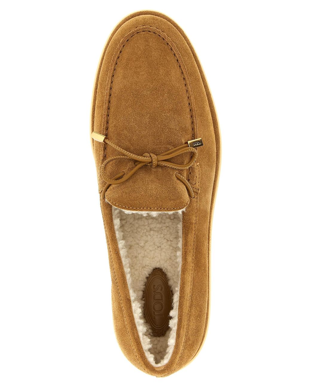 Tod's Brown Suede Loafers