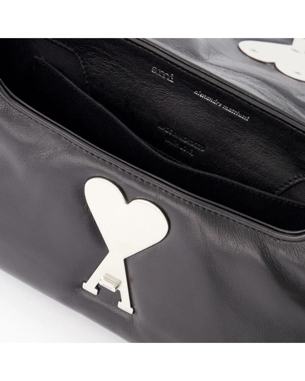 AMI Black Voulez Vous Shoulder Bag
