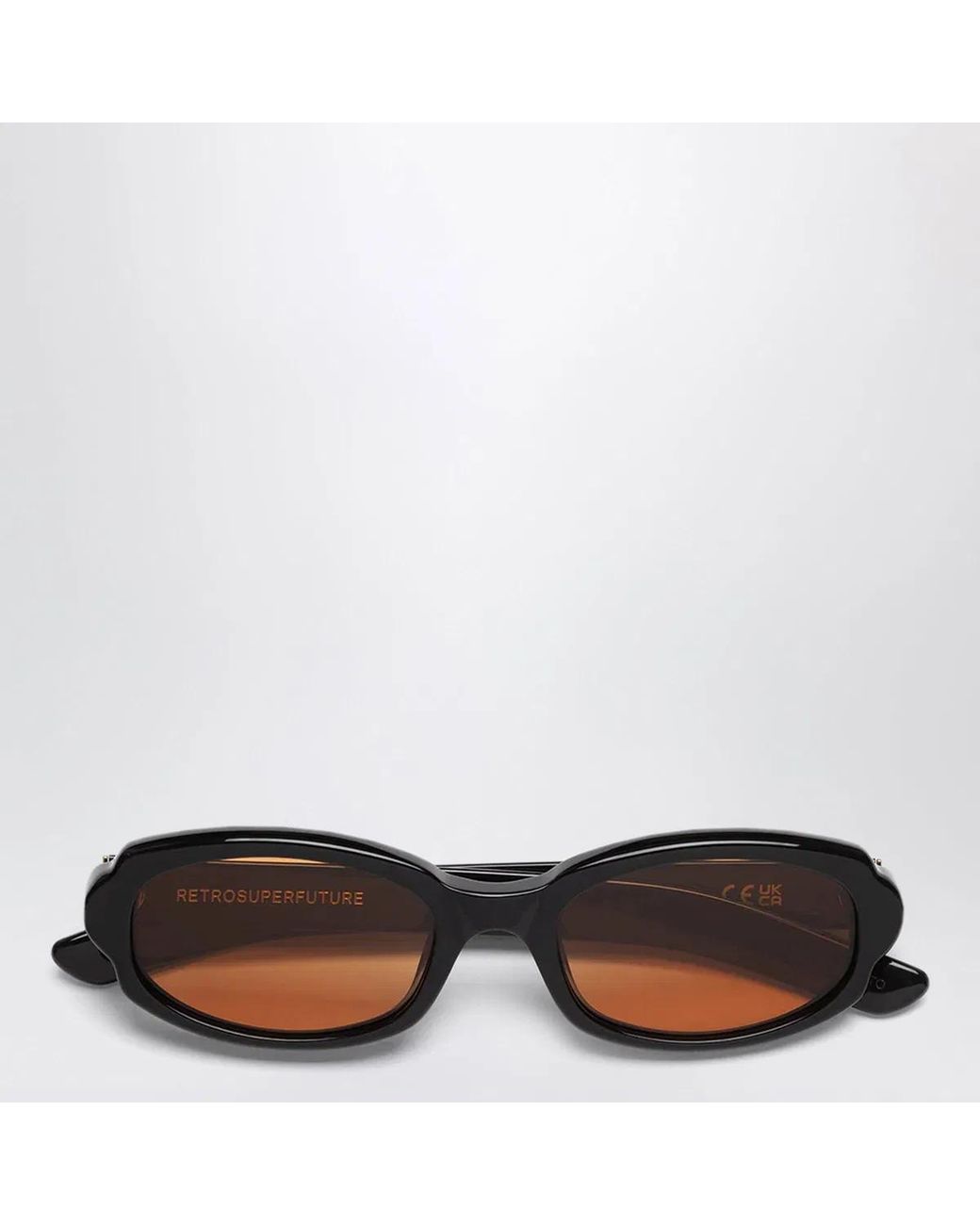 Retrosuperfuture Black Esatto Refined Sunglasses for men