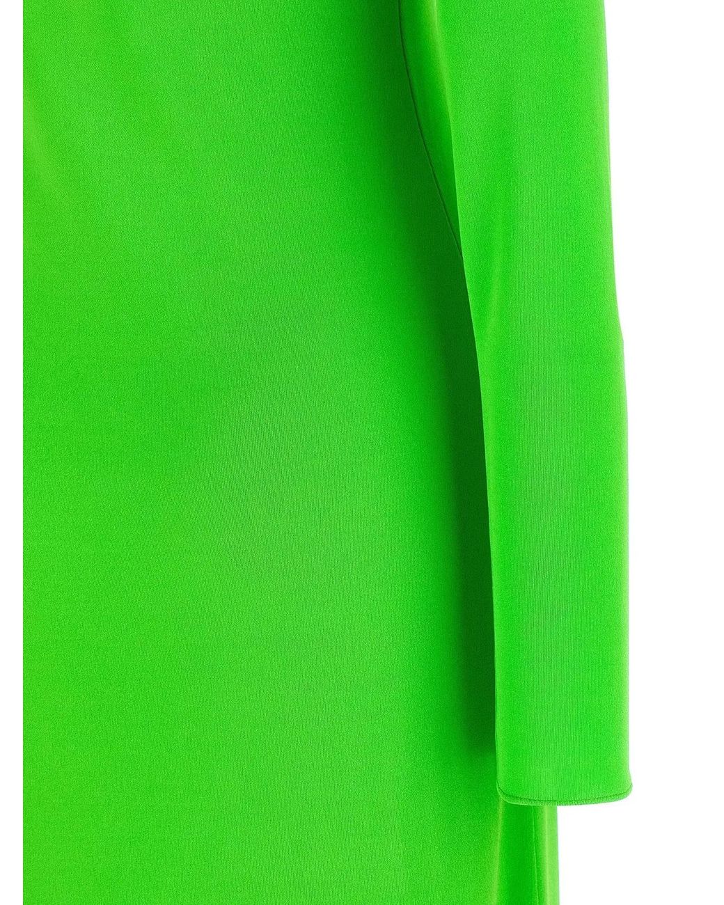 Tom Ford Green 'Long Sleeve Slash Front Evening' Dress