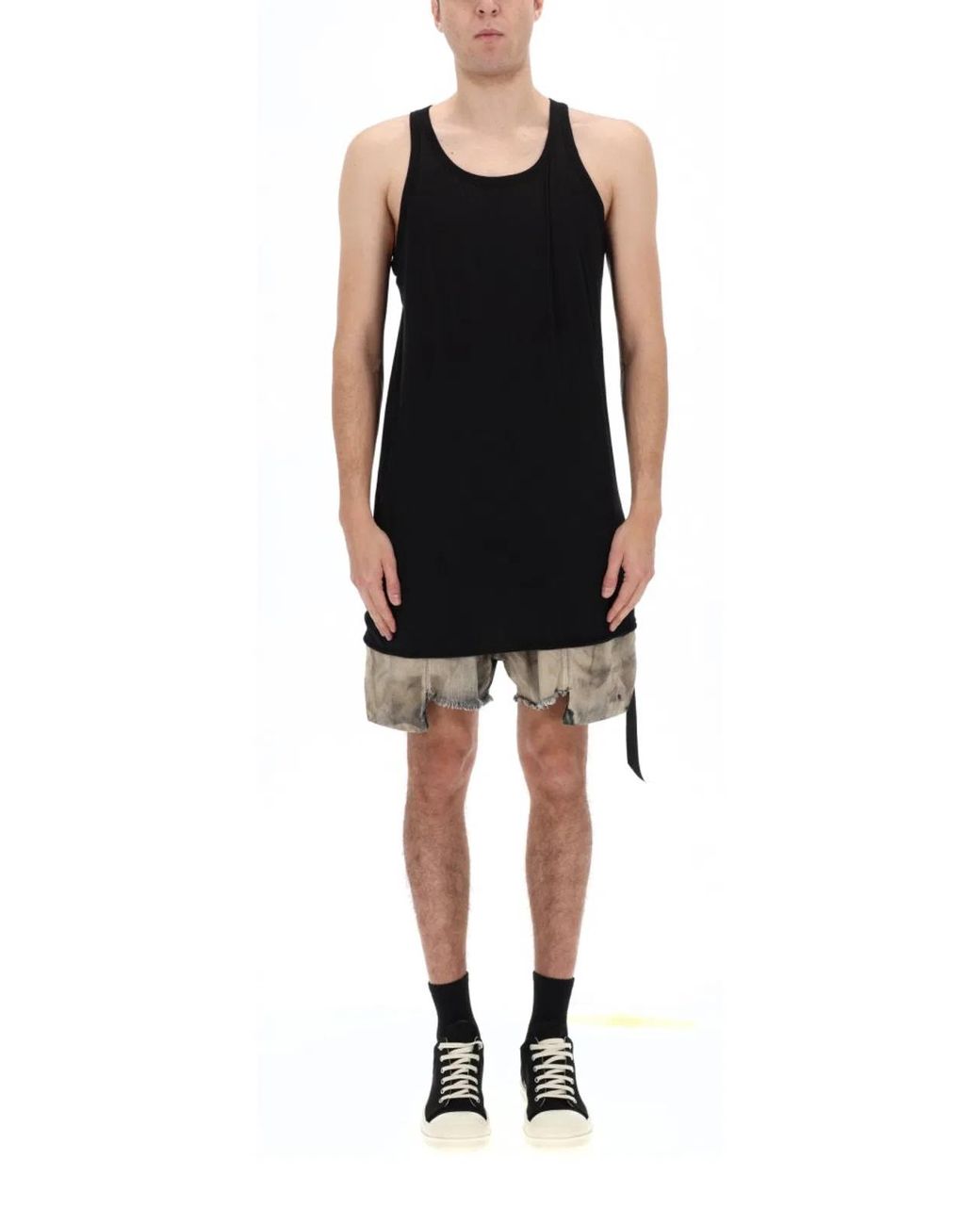 Rick Owens Black Drkshdw Loose Tank for men