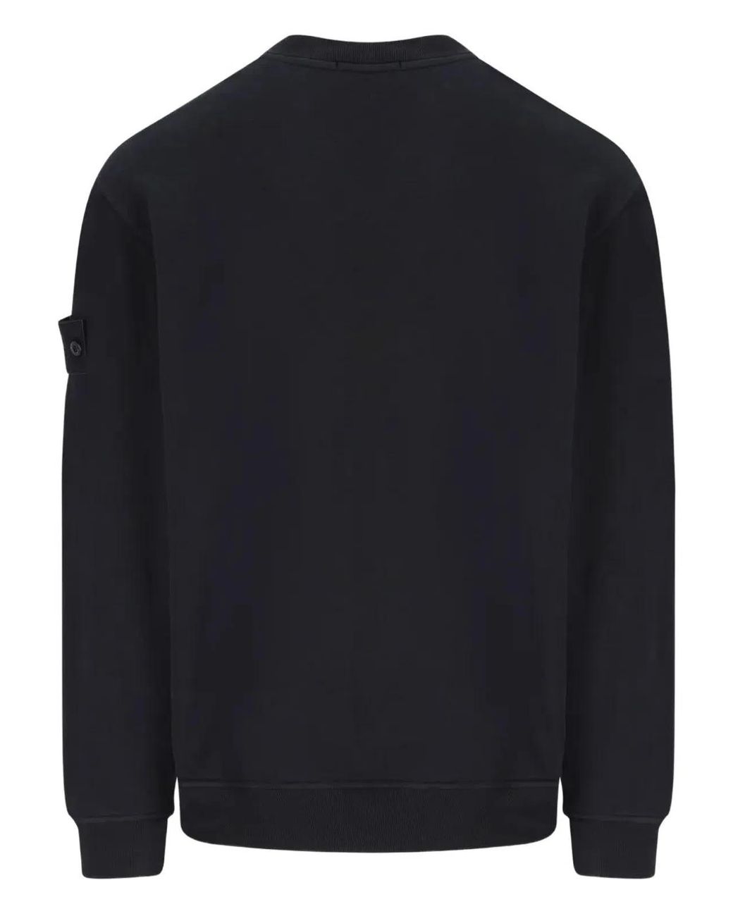 Stone Island Blue Cotton Sweatshirt With Patch Pockets for men